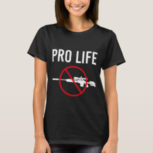 銃のストップ暴力、銃の制御はプロの生活である Tシャツ