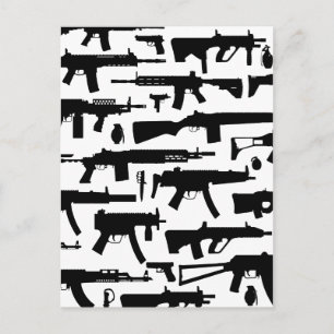 銃のパターン ポストカード
