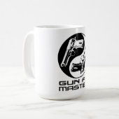 銃のマスターのコップ コーヒーマグカップ (正面左)