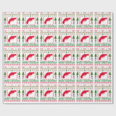 銃のメリークリスマス。 ラッピングペーパー (フラット)