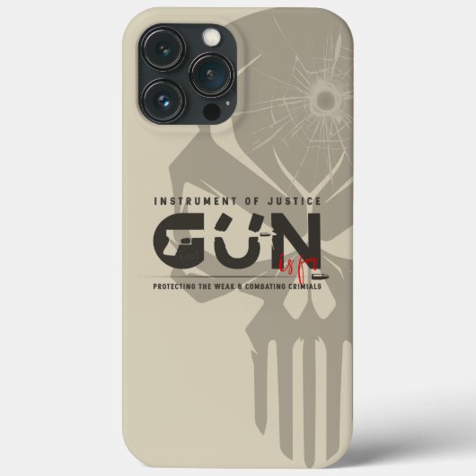 銃のモノグラムアート | Case-Mate iPhoneケース (裏面)