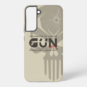 銃のモノグラムアート SAMSUNG GALAXY S22+ケース