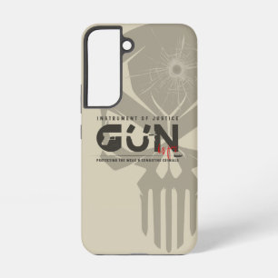 銃のモノグラムアート SAMSUNG GALAXY S22ケース