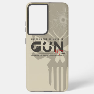 銃のモノグラム芸術 SAMSUNG GALAXY S21+ケース