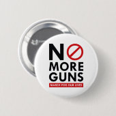 銃の使用なし 缶バッジ (正面&裏面)