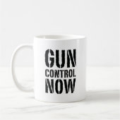 銃の制御を今すぐ コーヒーマグカップ (左)