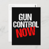 銃の制御を今すぐ ポストカード (正面/裏面)
