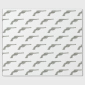 銃の包装紙 ラッピングペーパー (フラット)