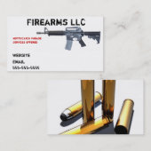 銃の名刺 名刺 (正面/裏面)