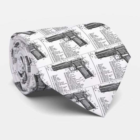 銃の図表 ネクタイ (ロール)