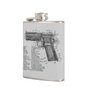 銃の図表 フラスク (左)