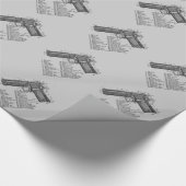 銃の図表 ラッピングペーパー (角)