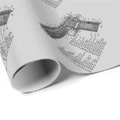 銃の図表 ラッピングペーパー (ロールコーナー)