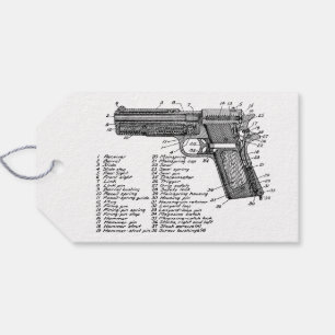 銃の図表V2 ギフトタグ