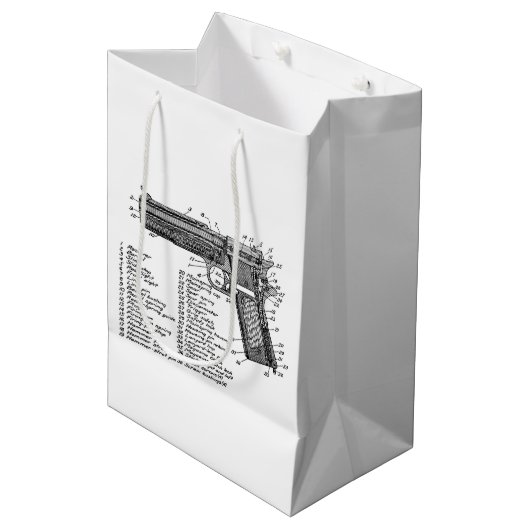 銃の図表V2 ミディアムペーパーバッグ (正面アングル)