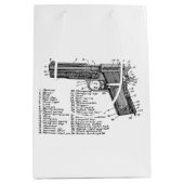 銃の図表V2 ミディアムペーパーバッグ (正面)