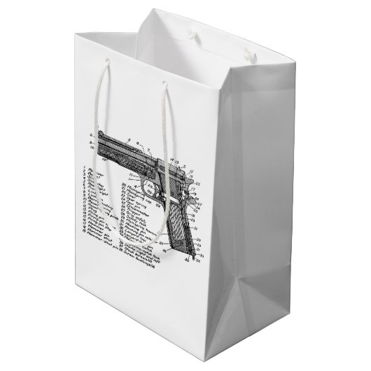 銃の図表V2 ミディアムペーパーバッグ (裏面アングル)