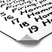 銃の図 ポスター (角)