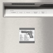 銃の図 マグネット (インサイチュ (食洗機))