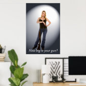 銃の大きさ ポスター (ホームオフィス)