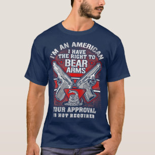 銃の対照権T型武器 Tシャツ