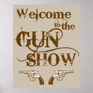 銃の展示会ポスターへの歓迎 ポスター