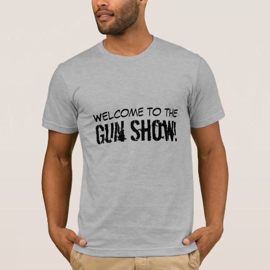 銃の展示会 Tシャツ (正面)
