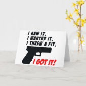 銃の怒り カード (黄色い花)