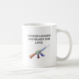 銃の恋人の冗談 コーヒーマグカップ