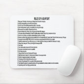 銃の戦いの規則 マウスパッド (マウス)