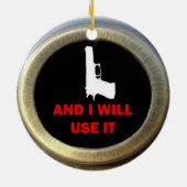 銃の擁護者 セラミックオーナメント (裏面)