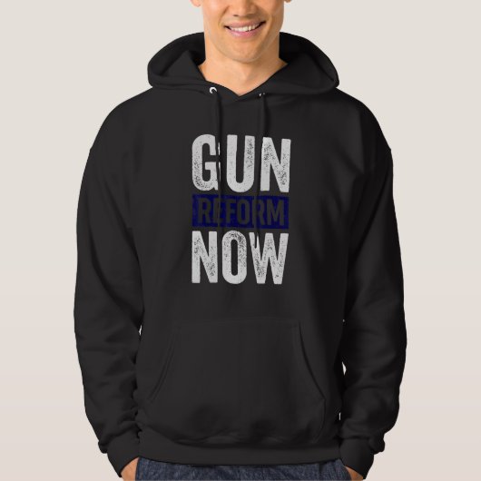 銃の改革今No Gun認識度日Enough End Gun パーカ (正面)