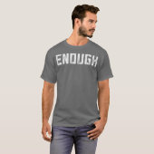 銃の暴力を支配すストップるオレンジの十分なT Tシャツ (正面フル)