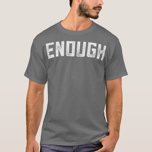 銃の暴力を支配すストップるオレンジの十分なT Tシャツ (正面)