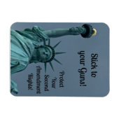 銃の権利あなたの銃に固執… マグネット (横)