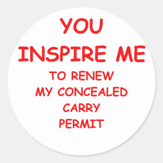 銃の権利 ラウンドシール (正面)