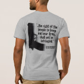 銃の権利 Tシャツ (裏面)