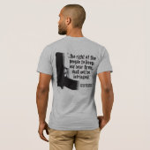 銃の権利 Tシャツ (裏面フル)