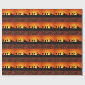 銃の準備 ラッピングペーパー (フラット)