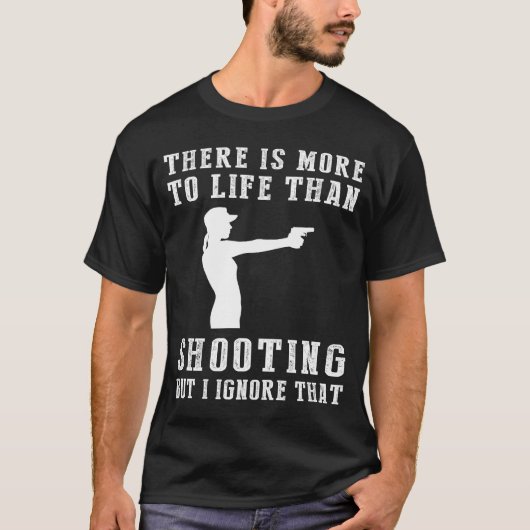 銃の無知Tシャツ Tシャツ (正面)