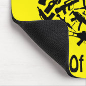 銃の禁止力の1%100% マウスパッド (コーナー)