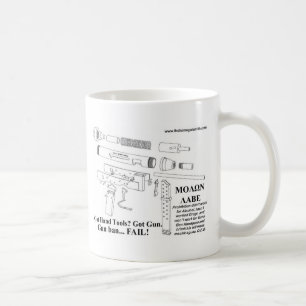 銃の禁止… 失敗! コーヒーマグカップ