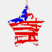 銃の第2条改正国旗 セラミックオーナメント (右)