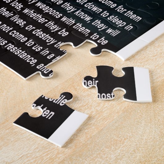 銃のBrigham Young ジグソーパズル (側面)