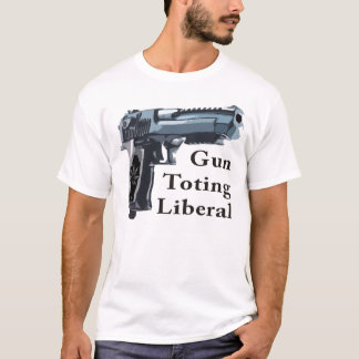 銃のToting自由主義者 Tシャツ