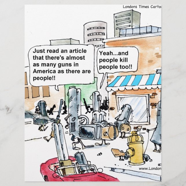 銃はギフト、ティおもしろいー、カードを殺さない (正面)