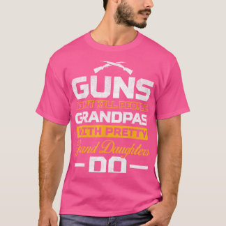 銃はグランドドーターと孫かわいらしを殺さない Tシャツ