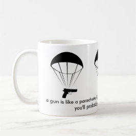 銃はパラシュートだ！マグ素晴らし! マグカップ