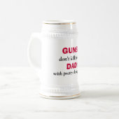 銃は人を殺さないでパパはかわいらし... ビールジョッキ (正面左)