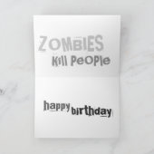 銃は人を殺さない、ゾンビは人を殺す カード (内部)